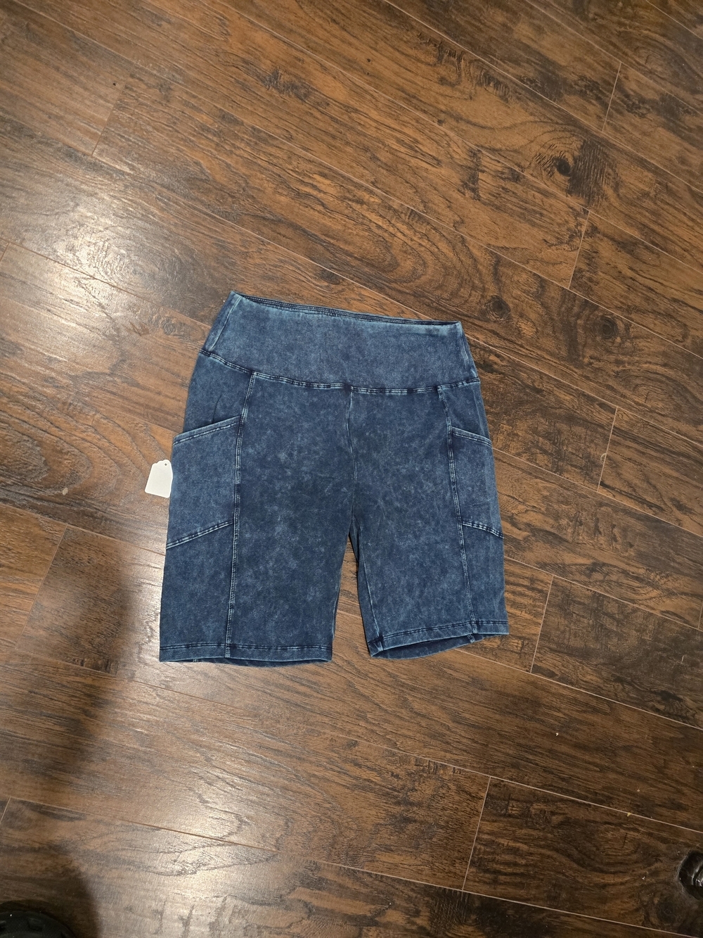 Zenana | Mineral Wash Biker Shorts 2X